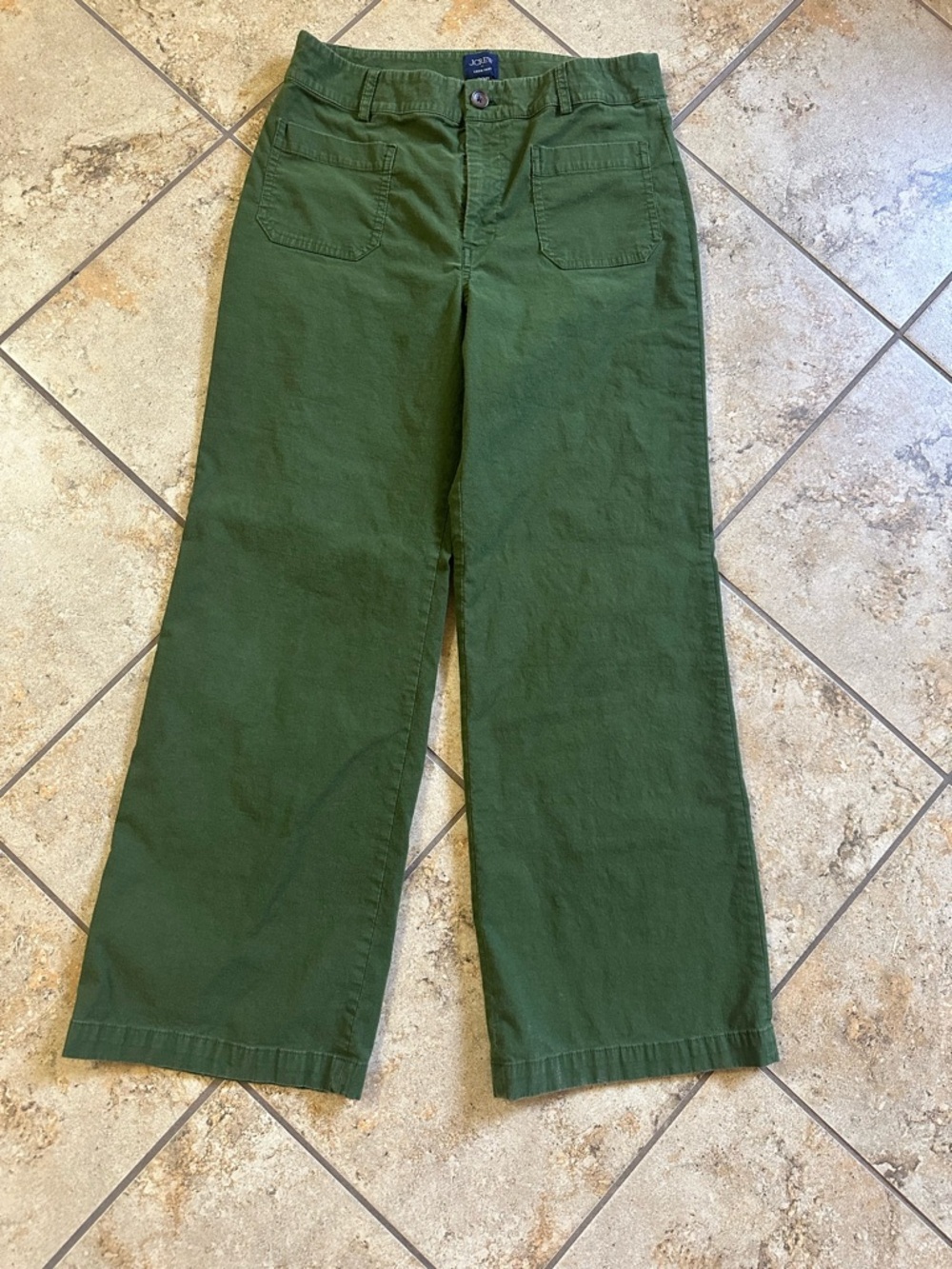 J. Crew Olive Green Lizzie Pants 29P